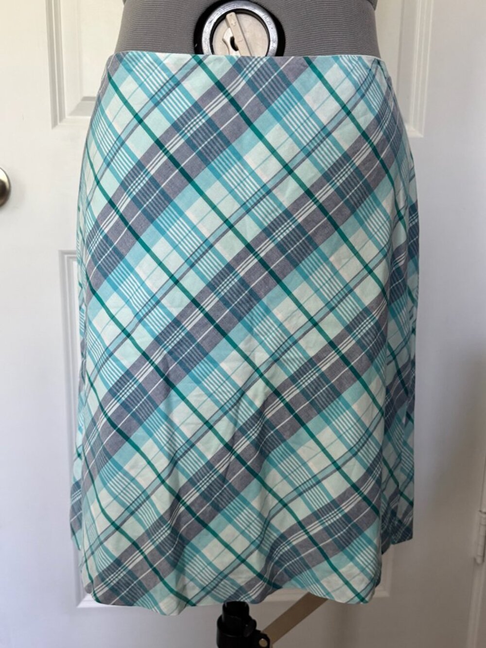 American Eagle Outfitters Blue Plaid Skirt Size 6